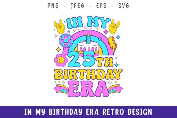 25th Birthday Groovy Retro Embroidery Review
