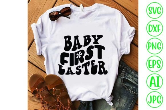 Baby First Easter Retro SVG Design Review