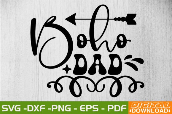Boho Dad Retro SVG Review