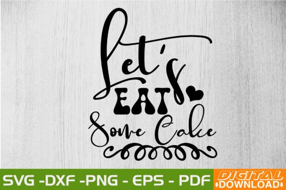Lets Eat Some Cake Retro SVG Review