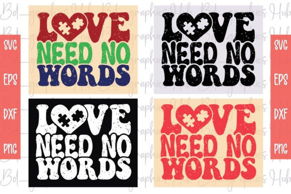 Love Need No Words Retro Svg Review