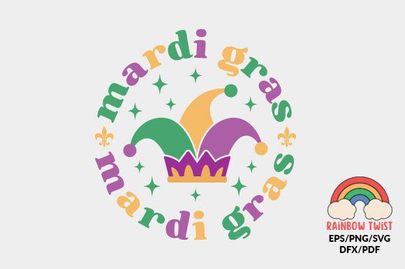Mardi Gras Era Retro SVG Review